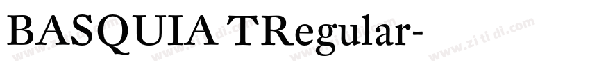 BASQUIA TRegular字体转换